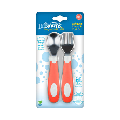Dr. Brown’s™ Designed to Nourish™ Soft-Grip Spoon and Fork