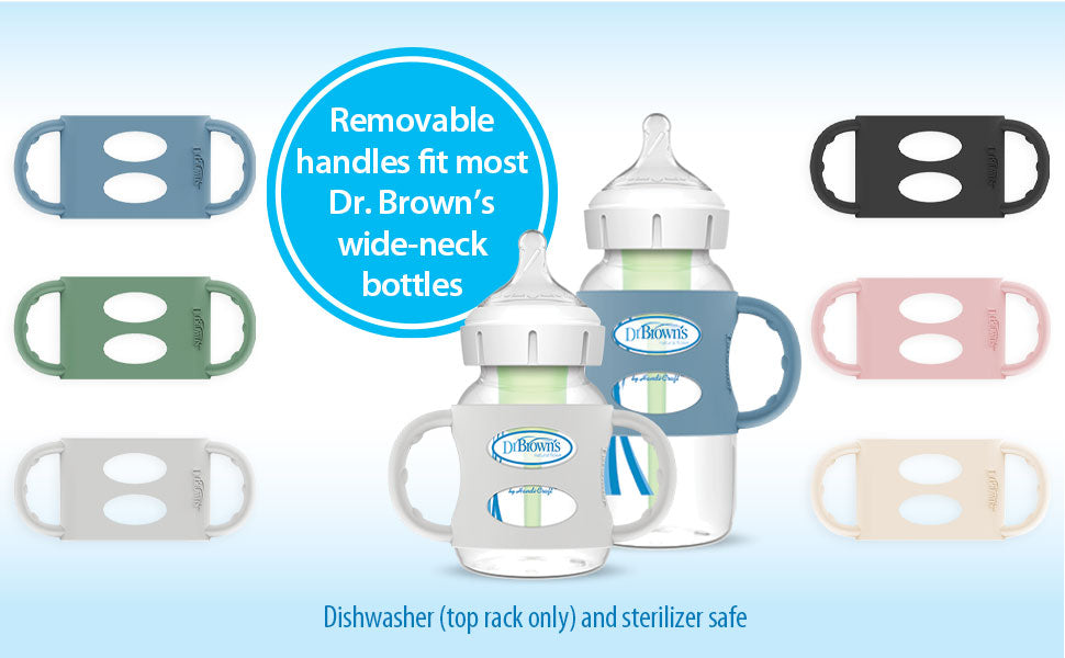 Dr. Brown’s® Milestones™ Wide-Neck Silicone Handles
