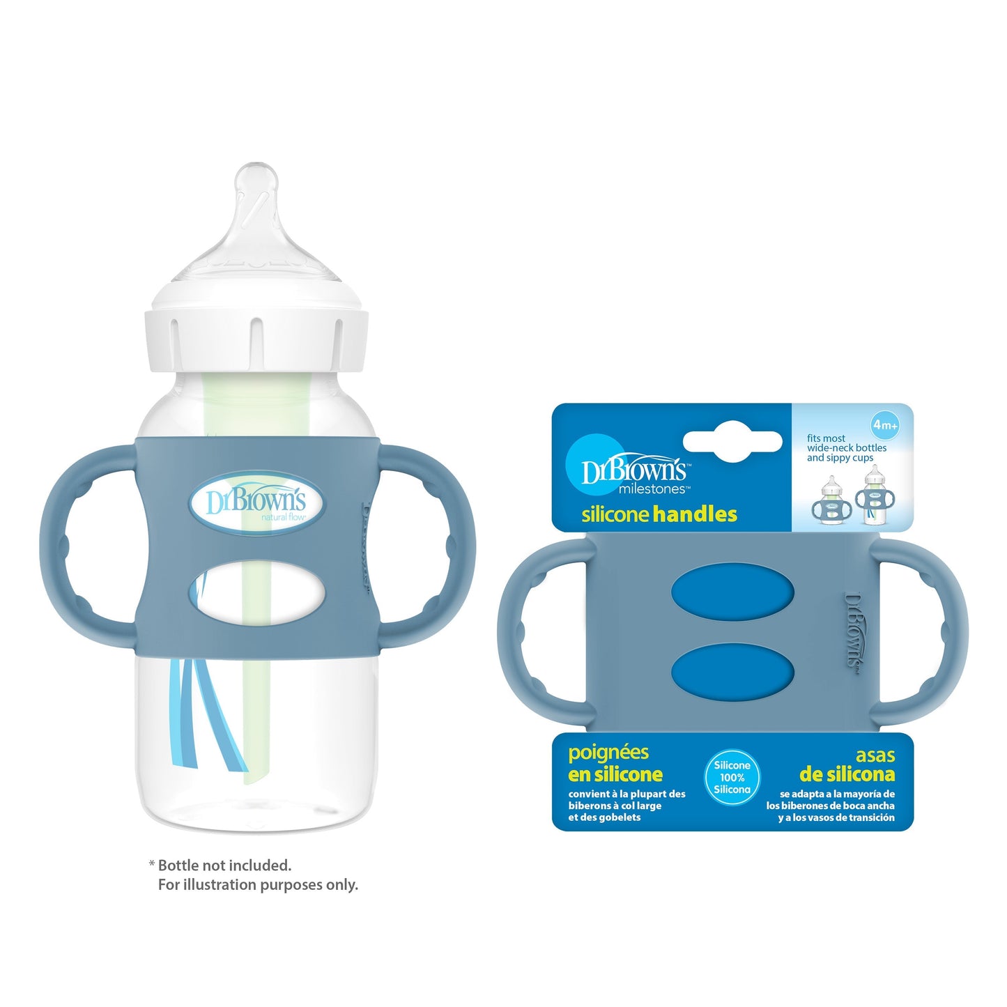 Dr. Brown’s® Milestones™ Wide-Neck Silicone Handles
