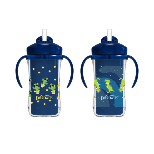Dr. Brown’s Milestones™ Insulated Straw Cup, 2-Pack